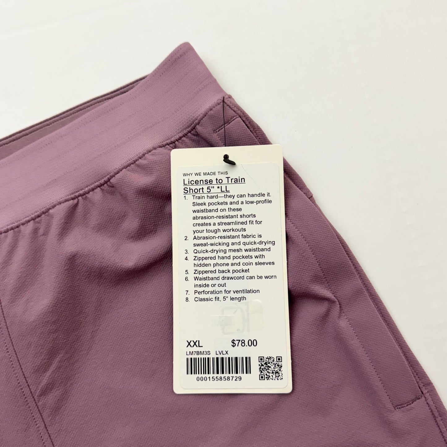 Men’s License to Train Short 5” Linerless | Size XXL