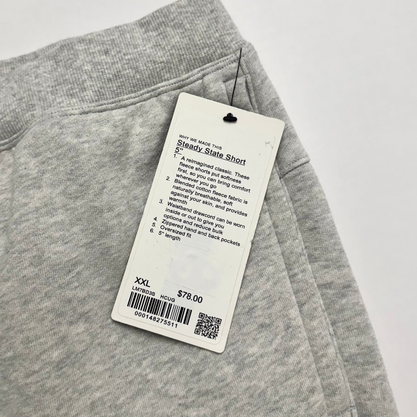 Men’s Lululemon Steady State Short 5" | Size XXL