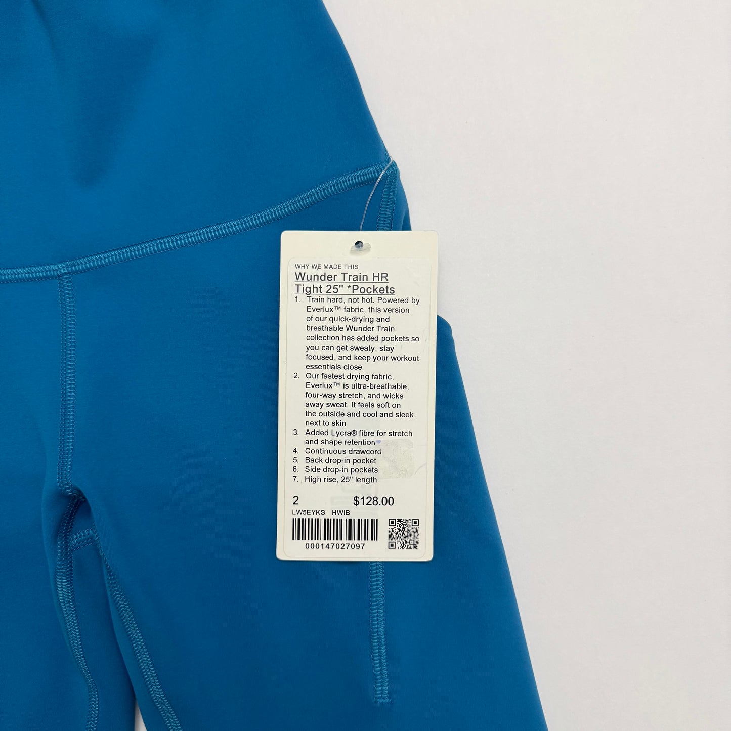 Wunder Train High-Rise Tight 25” *Pockets | Size 2