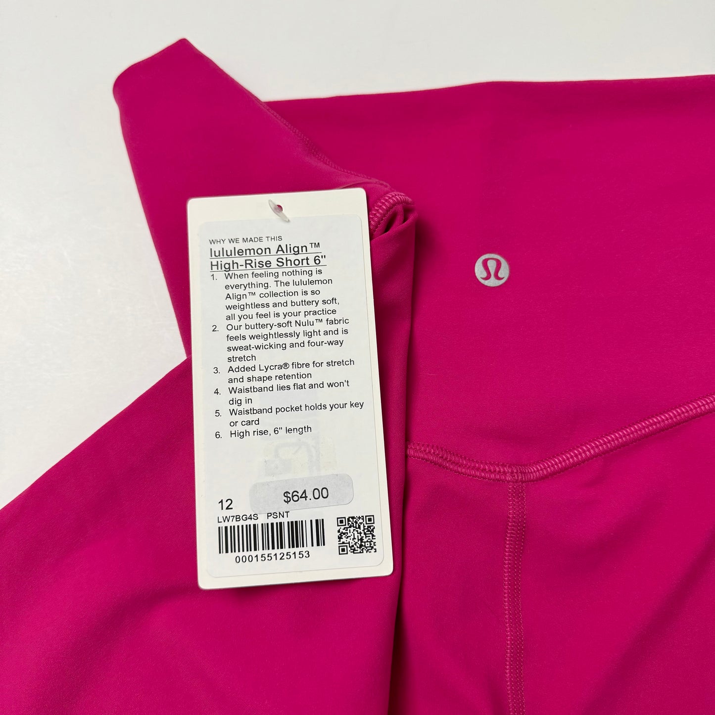 Align High-Rise Short 6” | Size 12