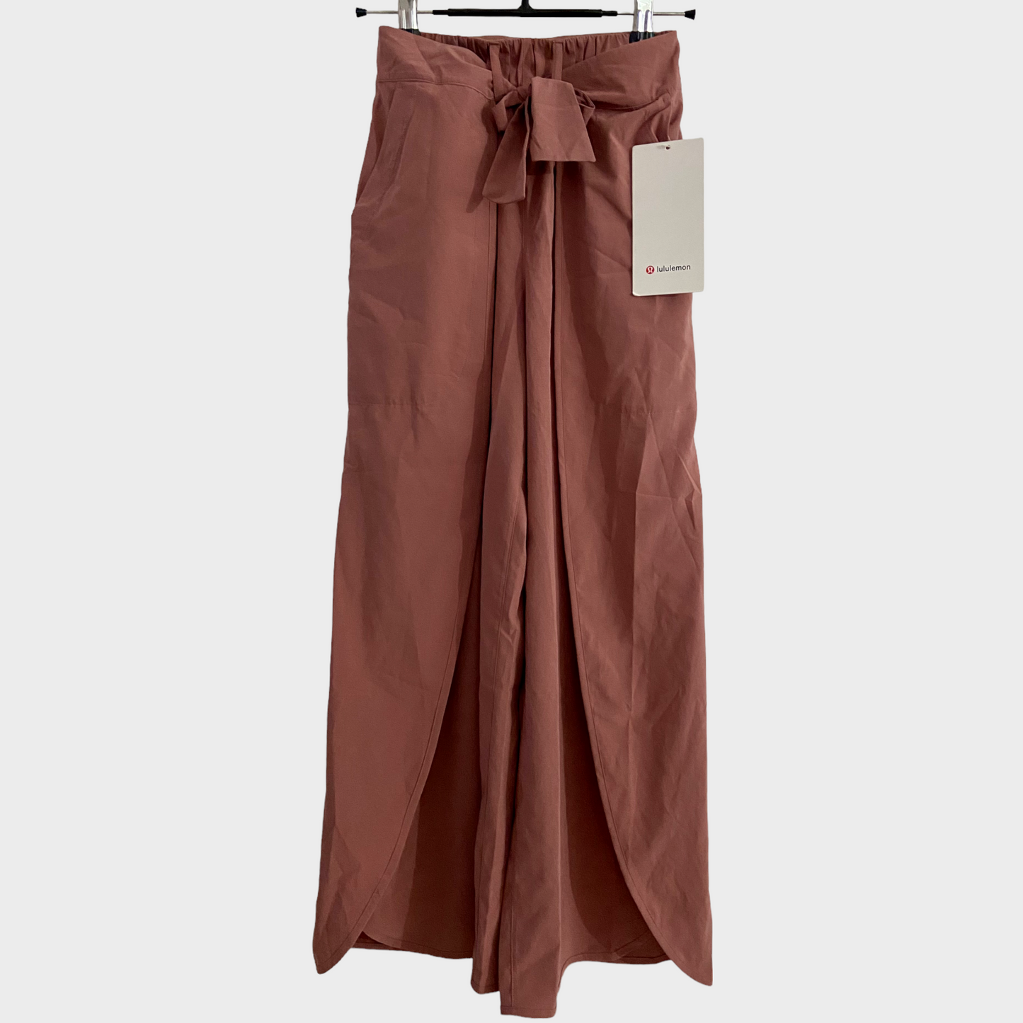 Wrap-Front Wide Leg High-Rise Crop 24” | Size 0