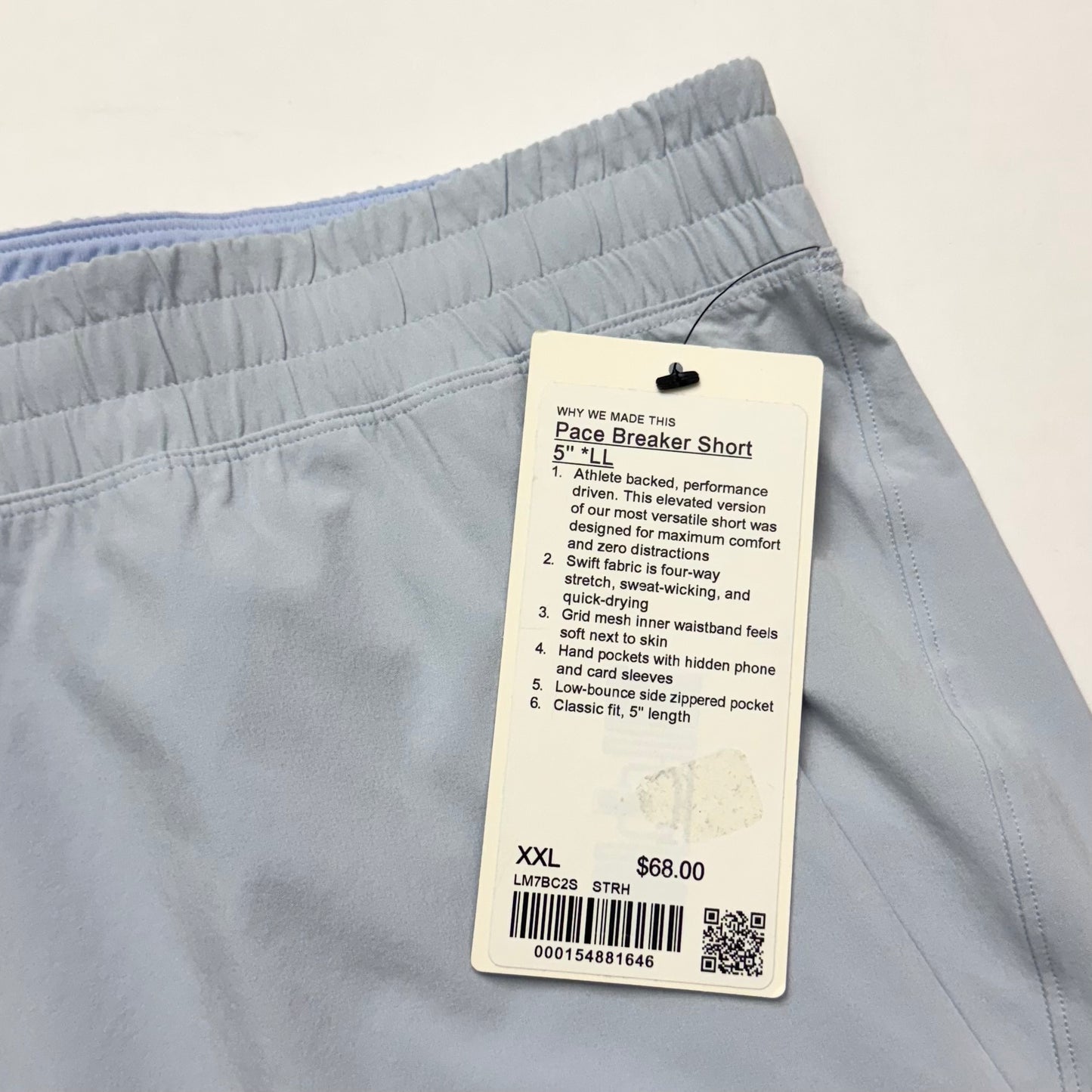 Men’s Pace Breaker Short 5” Linerless | Size XXL