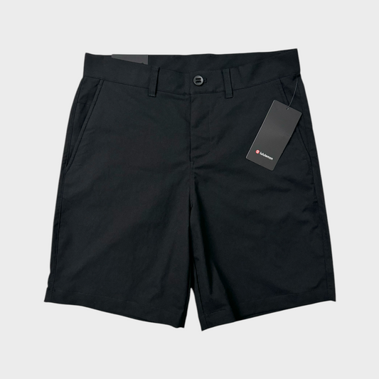 Men’s Relaxed-Fit Twill Short 9” - Black | Size 32