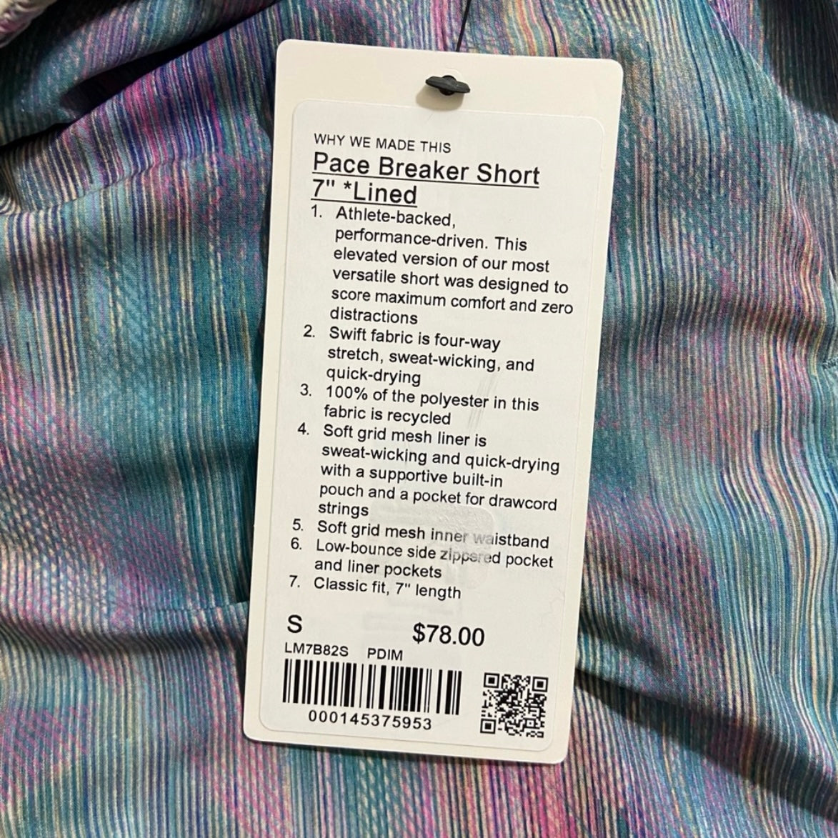 Men’s Pace Breaker Short 7” Lined | Size S