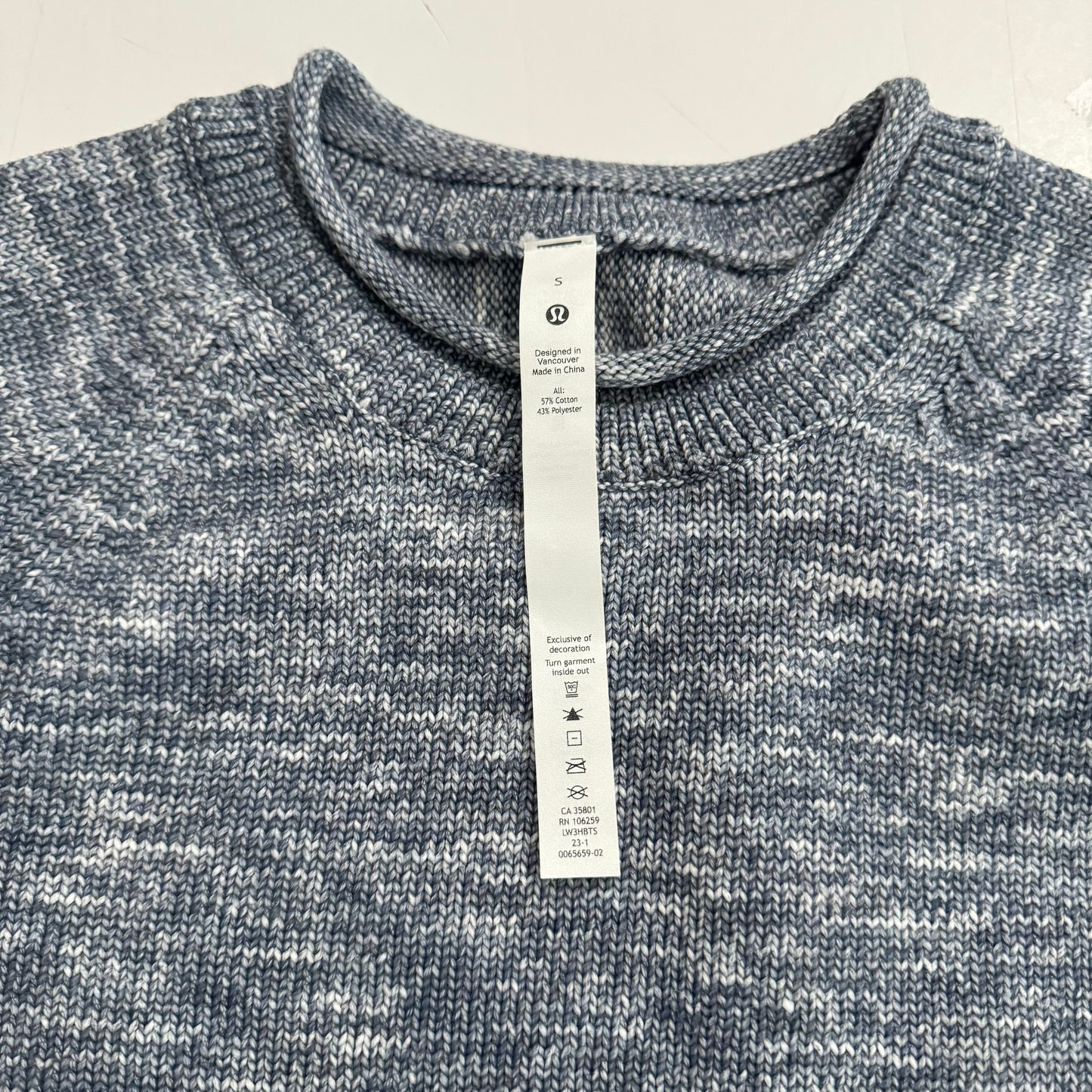 Boxy Cotton Blend Sweater | Size S