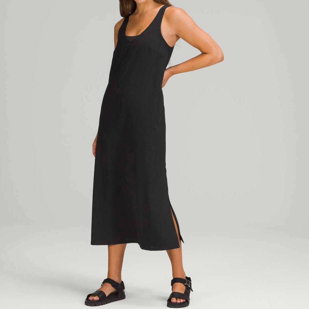 V-Neck Midi Dress | Size 2